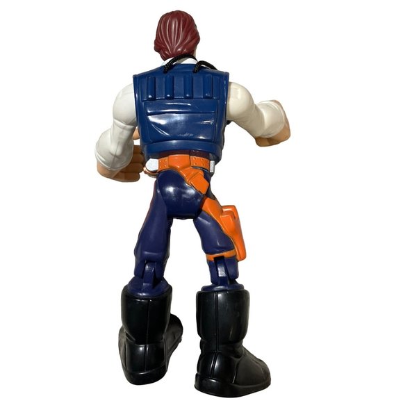 Hasbro 2005 Han Solo Star Wars Jedi Force Figure, Playskool Heroes, Chunky, 6 IN - Picture 6 of 12